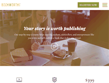 Tablet Screenshot of bookworthy.com